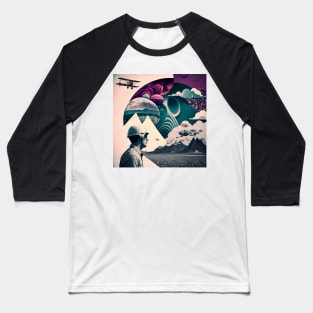 Collage Hole in the Sky Baseball T-Shirt